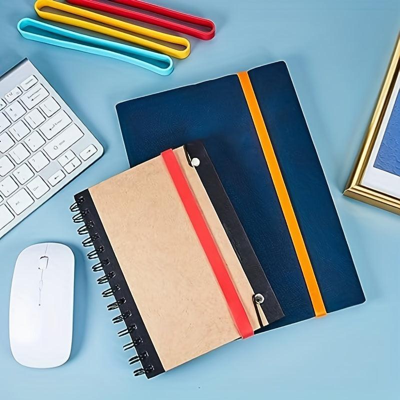 12pcs Extra Large Rubber Bands for Notebook Office Supplies
