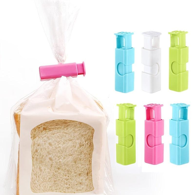 3pcs Bread Sealing Clip Food Bag Lock Press Type Preservation Kitchen Tool