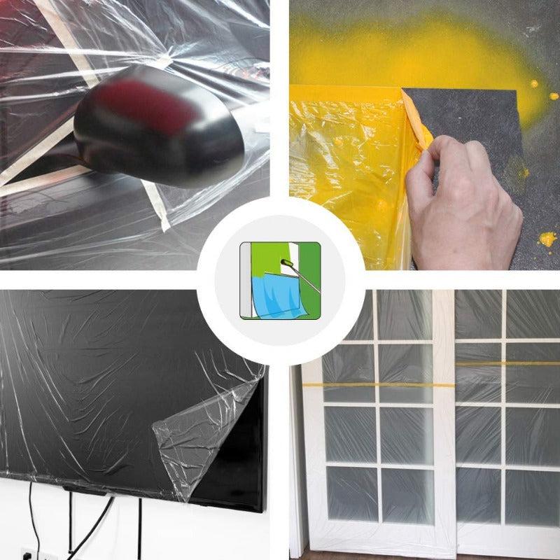 Paint Spraying & Paper Masking Film Car Beauty Spraying Furniture Dust-proof Pro