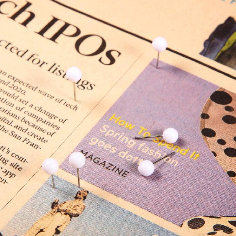300pcs Map Tacks Small Size Push Pins Office Supplies