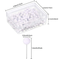 300pcs Map Tacks Small Size Push Pins Office Supplies