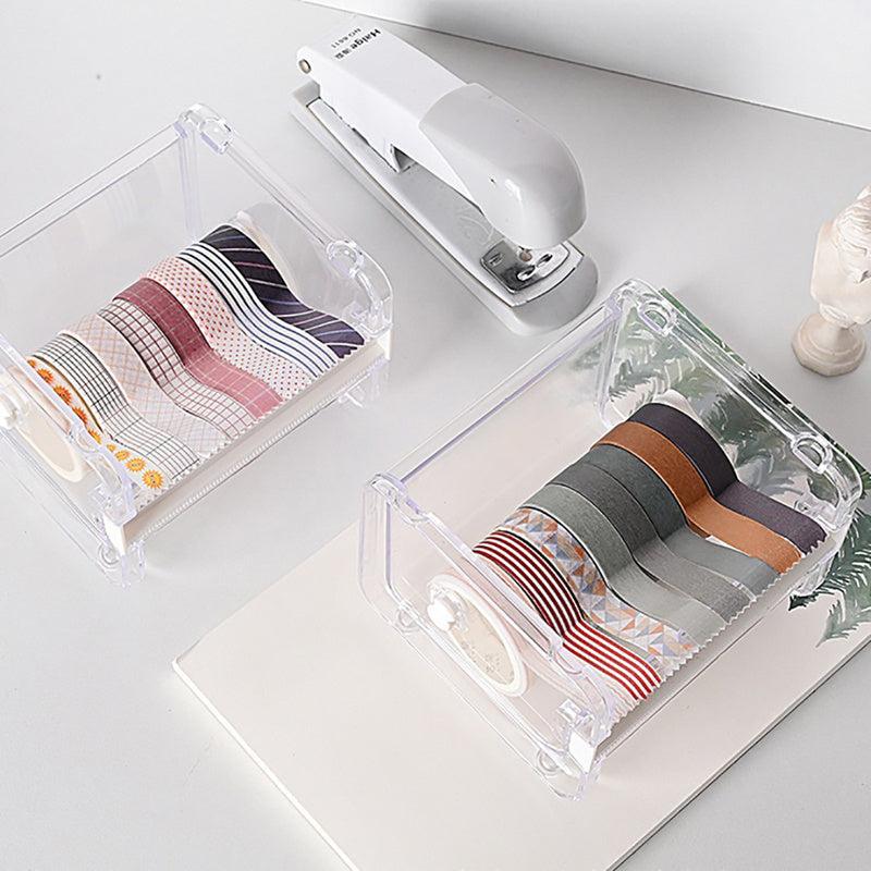 Masking Tape Cutter Washi Tape Storage Organizer