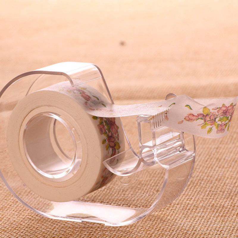 Portable Compact Washi Tape Dispenser with Cutter