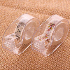 Portable Compact Washi Tape Dispenser with Cutter