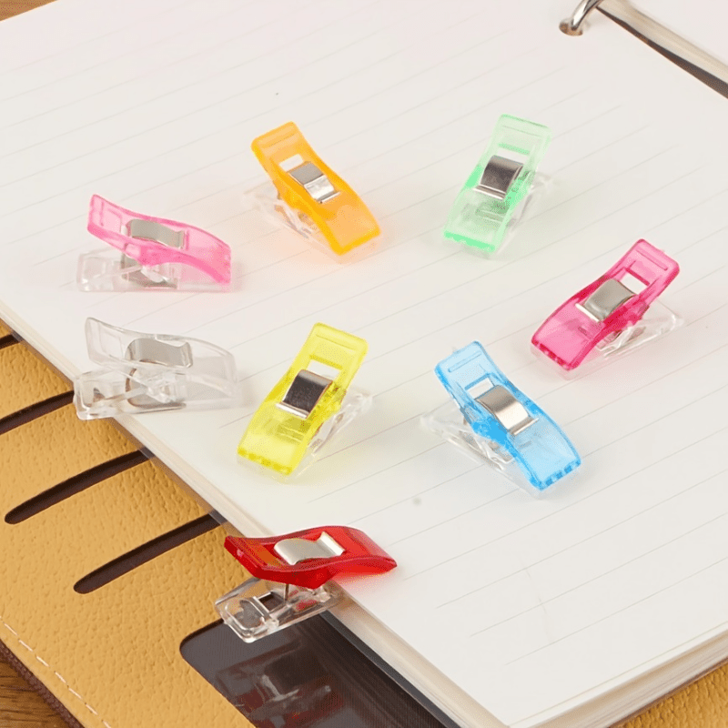 Plastic Clamps Fixed Scale Clamps Office Snack Sewing Patchwork Clamps