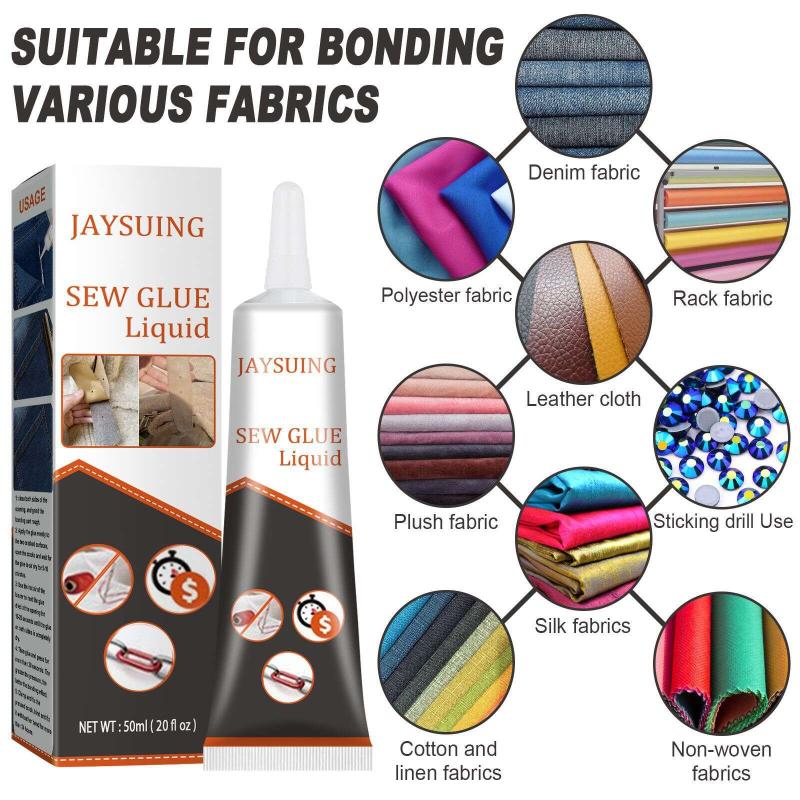 Fabric Sewing Patch Glue For Clothes Sofa Car Mat - 1pc