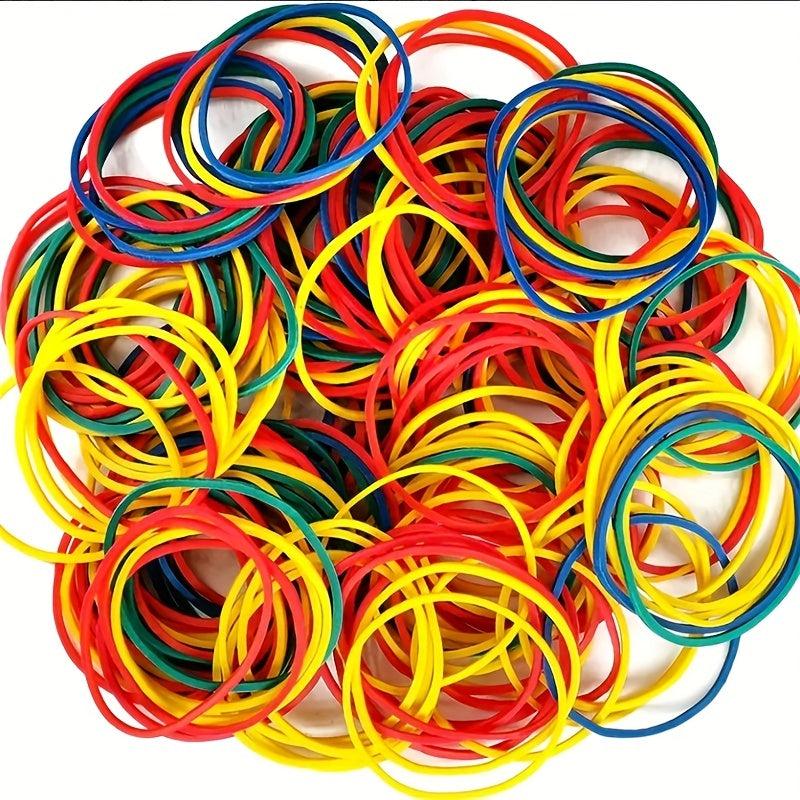 100pcs Colorful 38MM High Stretch Rubber Bands For Hair Beauty