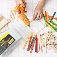 Clear Mini Hot Glue Gun Sticks - 8x28mm - Crafts, DIY Arts, Sealing - 7mm