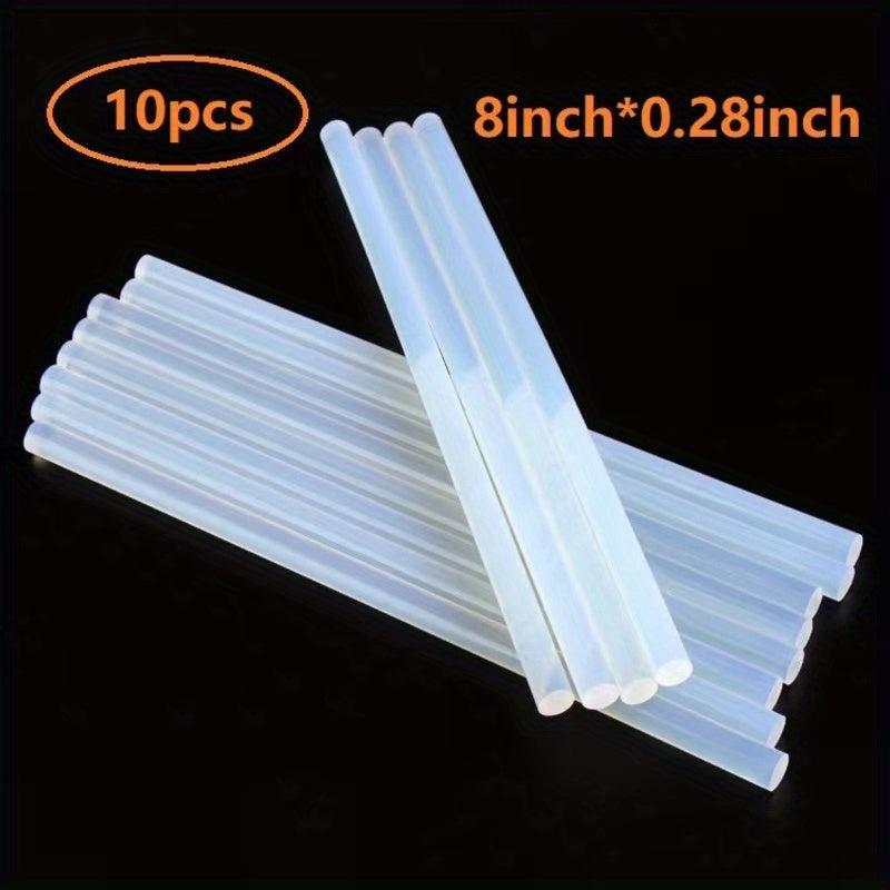 Clear Mini Hot Glue Gun Sticks - 8x28mm - Crafts, DIY Arts, Sealing - 7mm