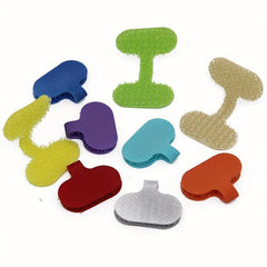 8 Pack Hook And Loop Stickers for Cable Network Classification