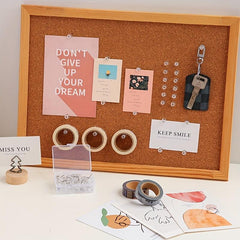 200pcs Small Transparent Plastic Nail Photo Wall Picture Deco Pushpins