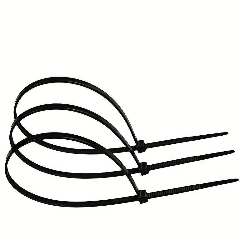 Nylon Cable Ties 4in Wide 250mm Bundle Qty 250 Self-locking Plastic Straps