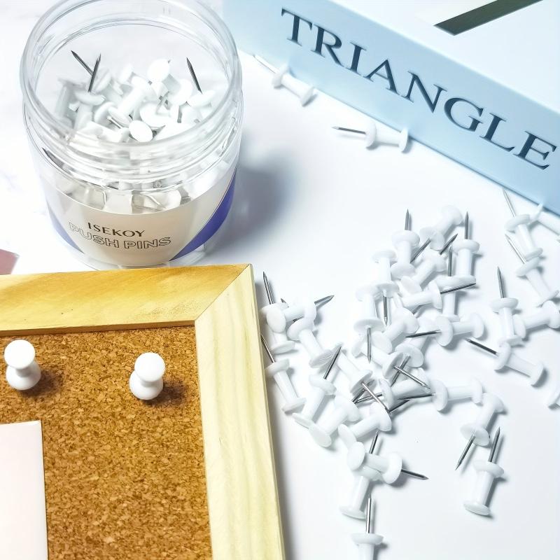 100pcs Push Pins Thumb Tacks for Bulletin Board Wall Corkboard Map