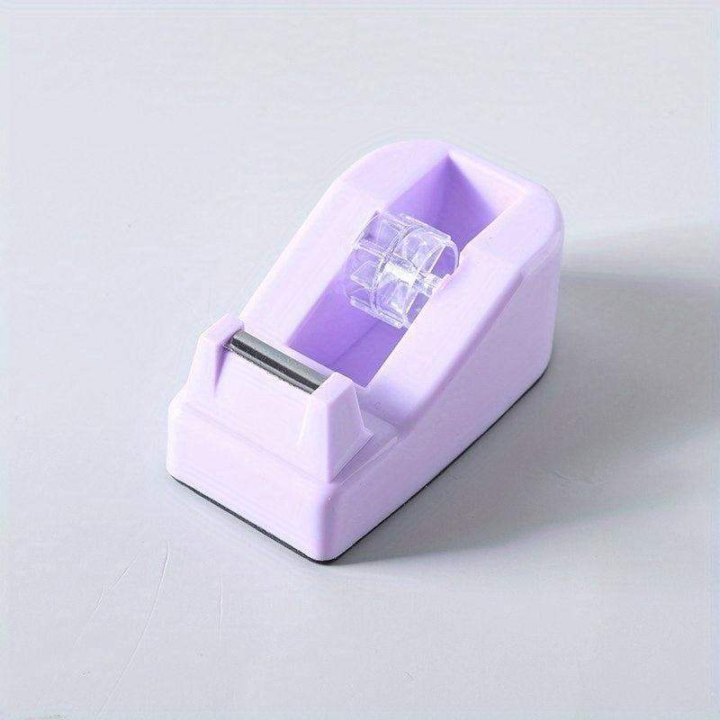 Cute Macaron Tape Dispenser - Heavy Duty Office Desk Accessory