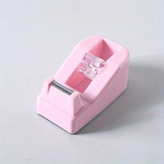 Cute Macaron Tape Dispenser - Heavy Duty Office Desk Accessory