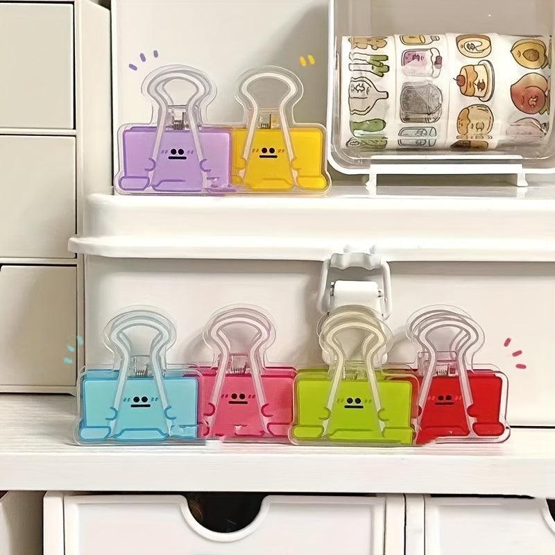 5pc Cartoon Binder Clips for Home Office Teacher Kitchen