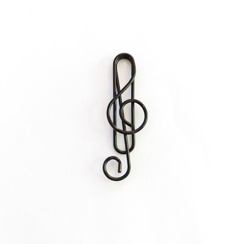 10pcs Colorful Music Paper Clips Bookmark Notes Clips