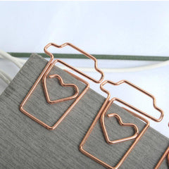 5pcs Envelope Paper Clips for Desk Organization