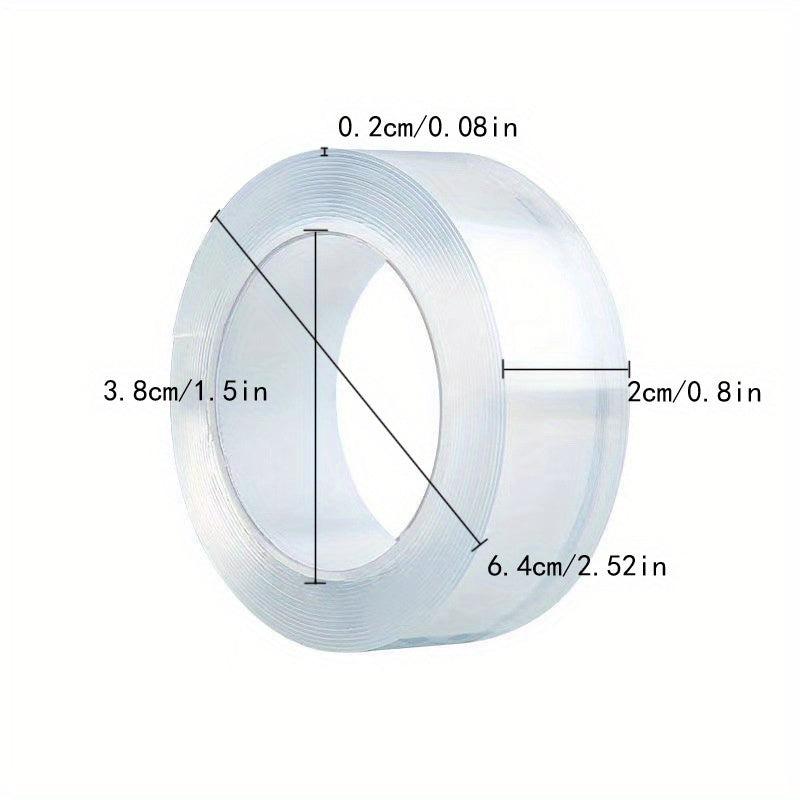 Heavy Duty Double Sided Tape Clear Tough and Removable for Mounting
