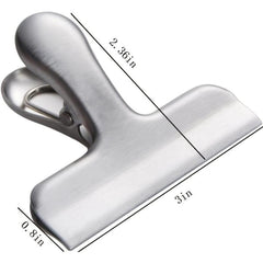 62 Cm Stainless Steel Bill Clip Paper Clip Snack Bag Clip High Elasticity