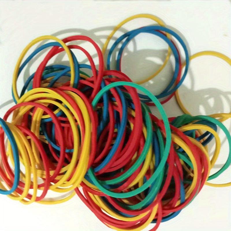 100pcs Colorful High Elastic Rubber Band Cowhide Band