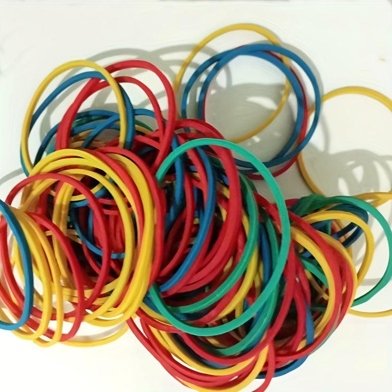 100pcs Colorful High Elastic Rubber Band Cowhide Band