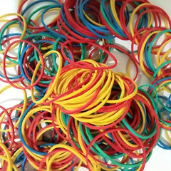 100pcs Colorful High Elastic Rubber Band Cowhide Band