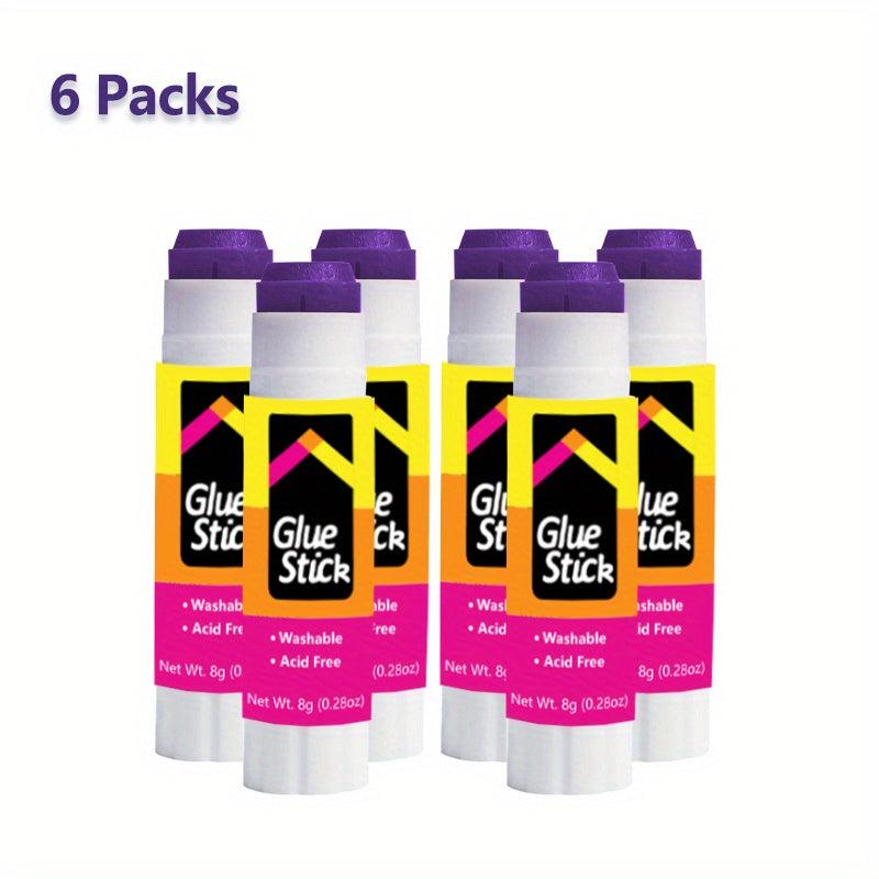 Purple Glue Sticks 6 Pack School Glue
