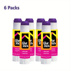 Purple Glue Sticks 6 Pack School Glue