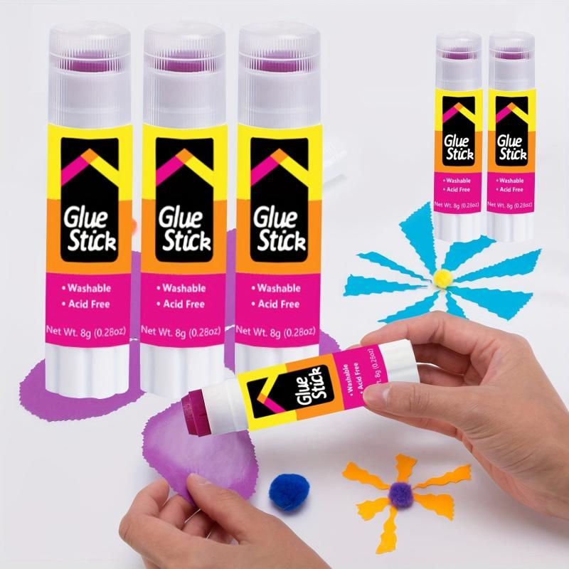 Purple Glue Sticks 6 Pack School Glue