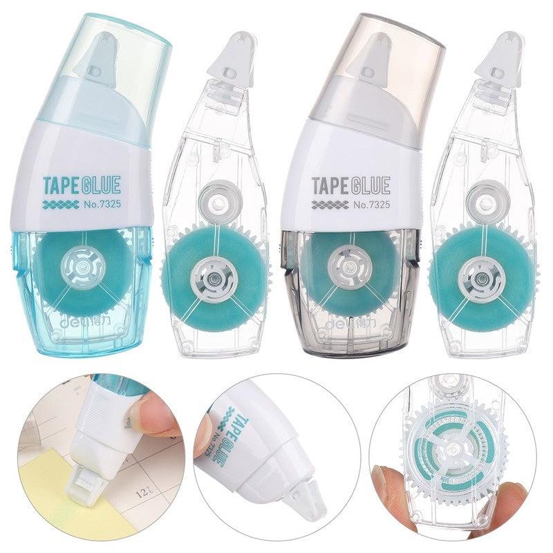 2pcs Double Sided Adhesive Dots Roller Glue Tape Dispenser Sticks
