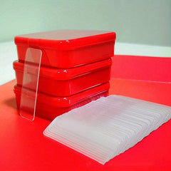 2pcs Transparent Double sided Adhesive Waterproof No Residual Adhesive