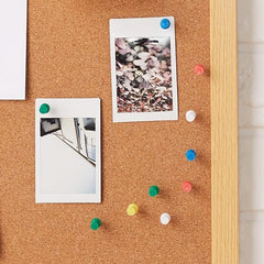 50 Count Colored Push Pins With Storage Box