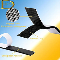 6X4 88 Meter Hook And Loop Tape With Adhesive Non Slip Rug Grippers