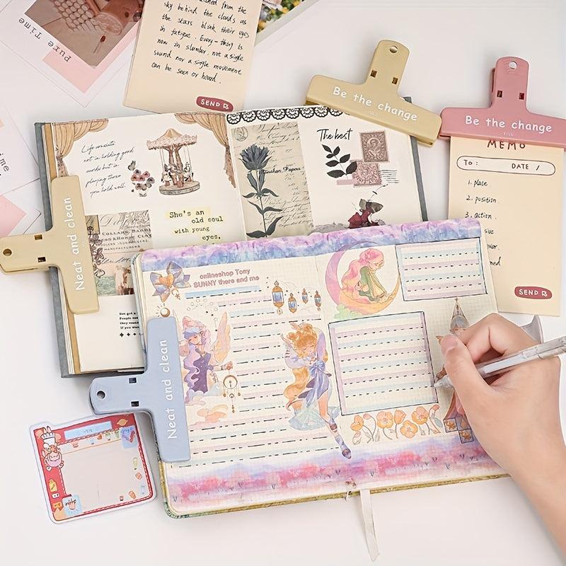 Colorful Magnetic Suction Series Clip Office File Bill Diary Clip