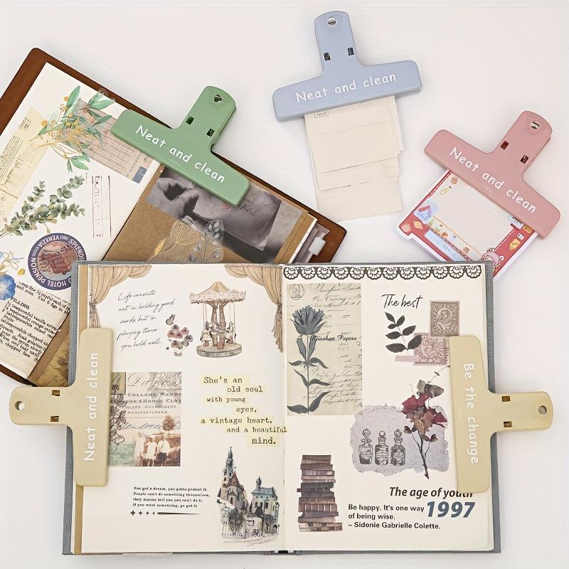 Colorful Magnetic Suction Series Clip Office File Bill Diary Clip