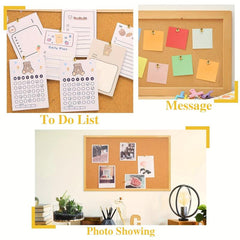 100pcs Golden Push Pins Standard Plastic Golden Thumb Tacks For Bulletin Board