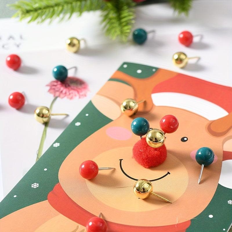 Christmas Office Stationery Set - Paper Clips, Binder Clips, School Supplies