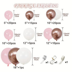 Pink Balloon Garland Arch Kit - Wedding Birthday Graduation Anniversary