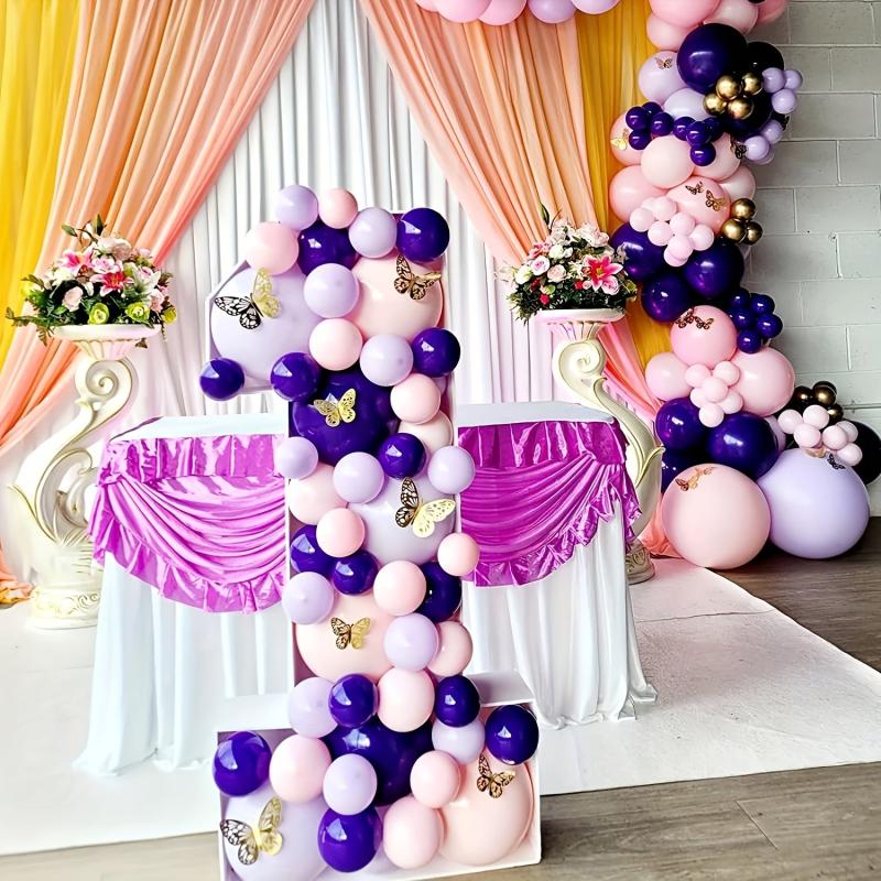 1pc 73cm Large Birthday Figure Balloon Filled Box Balloon