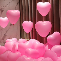 20pcs Heart Balloon Red Pink Latex Love Balloon Party Decoration