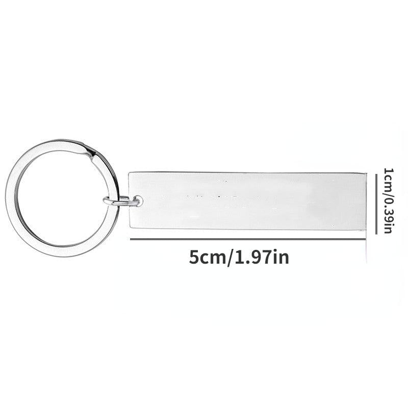 Thank You For Your Part In My Journey Sunflower Keychain