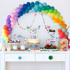 10ft Balloon Arch Stand Kit for Tables Balloon Garland Decoration