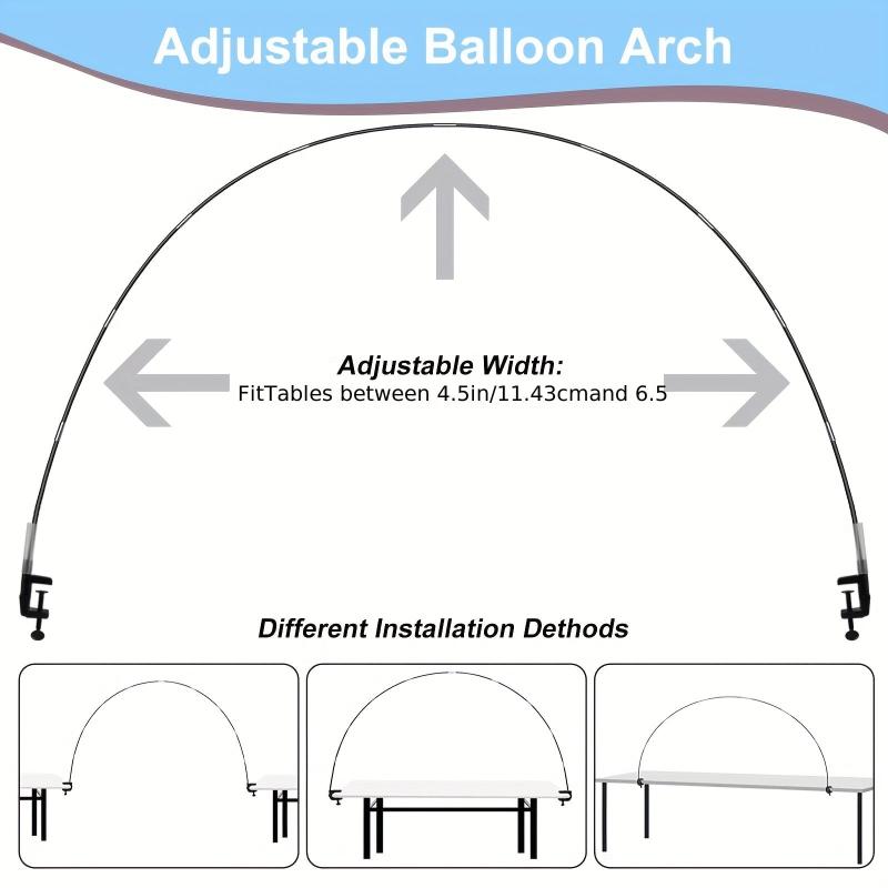 10ft Balloon Arch Stand Kit for Tables Balloon Garland Decoration