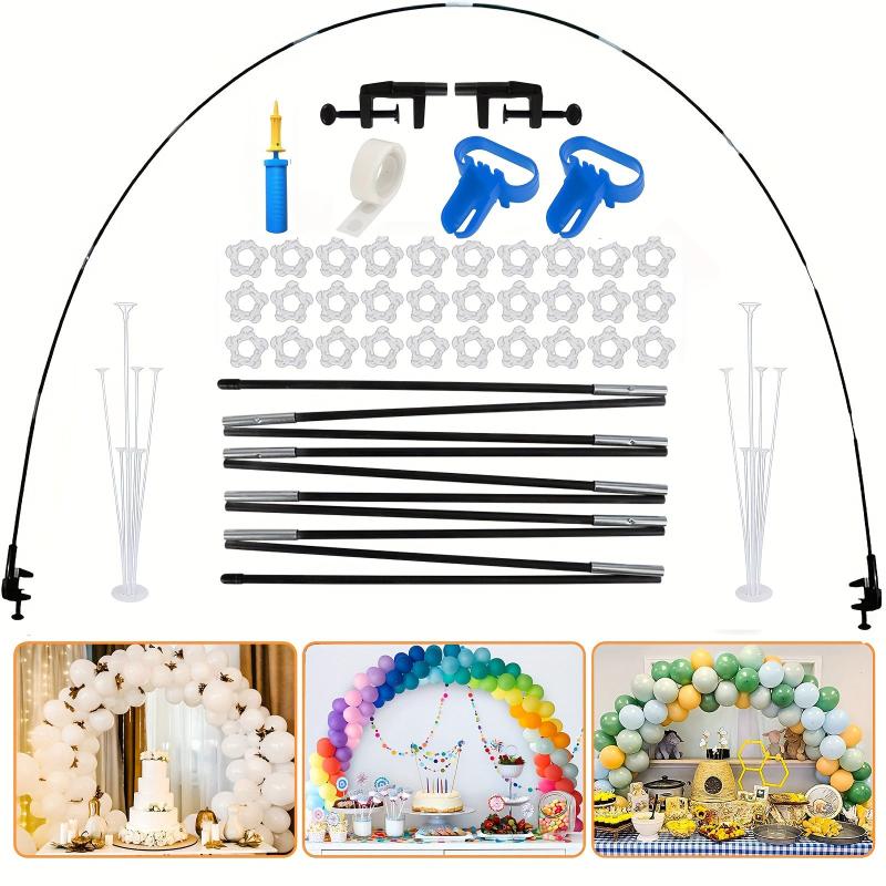 10ft Balloon Arch Stand Kit for Tables Balloon Garland Decoration