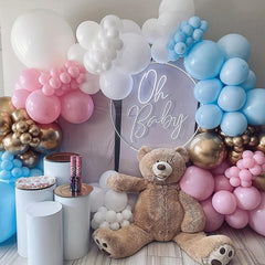 Pink Balloon Garland Arch Kit 122Pcs Gender Reveal Decorations