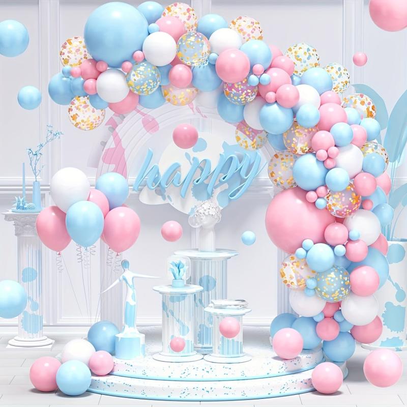 Pink Balloon Garland Arch Kit 122Pcs Gender Reveal Decorations
