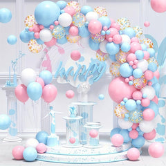 Pink Balloon Garland Arch Kit 122Pcs Gender Reveal Decorations