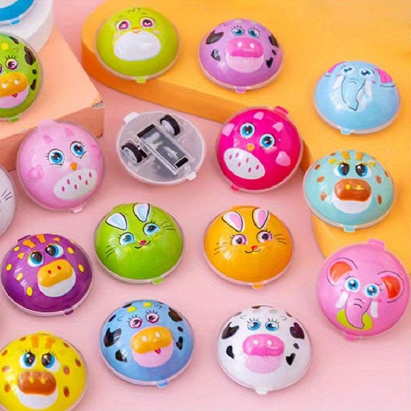 10pcs Mini Pull Back Animal Car Play Toy Christmas Wedding Guests Toys