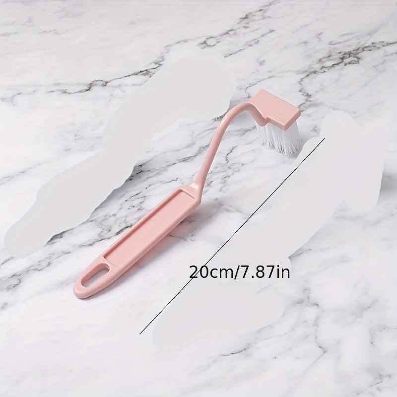Extended Handle Toilet Brush V-shaped Plastic Cleaning Brush